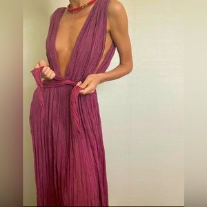 Linen dress organic